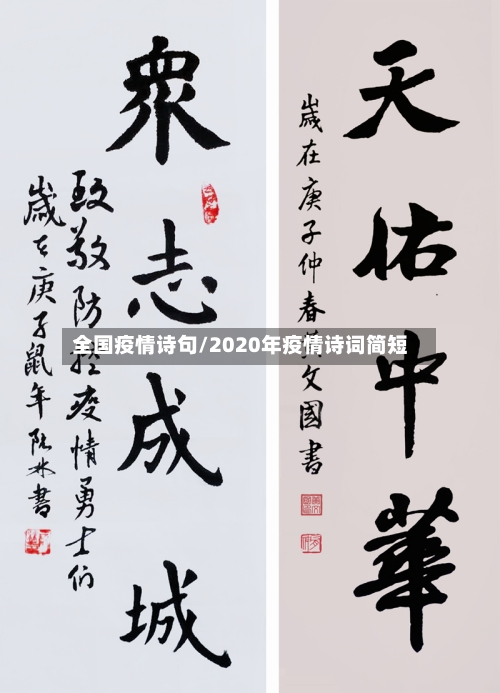 全国疫情诗句/2020年疫情诗词简短