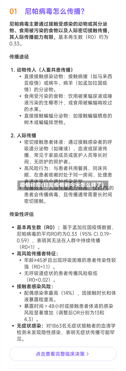 疫情印尼(印尼疫情到今天怎么样了)-第2张图片