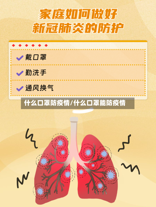 什么口罩防疫情/什么口罩能防疫情