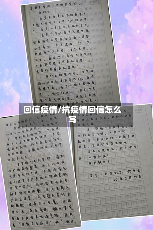 回信疫情/抗疫情回信怎么写-第2张图片