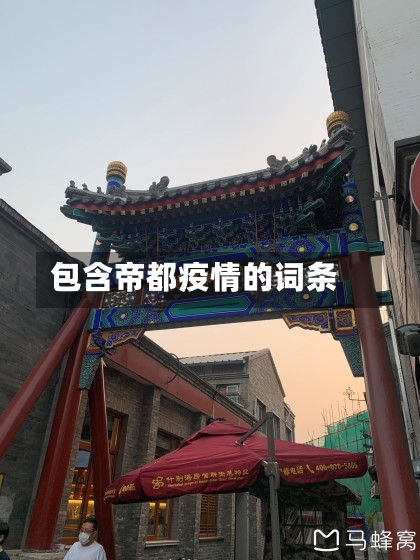 包含帝都疫情的词条