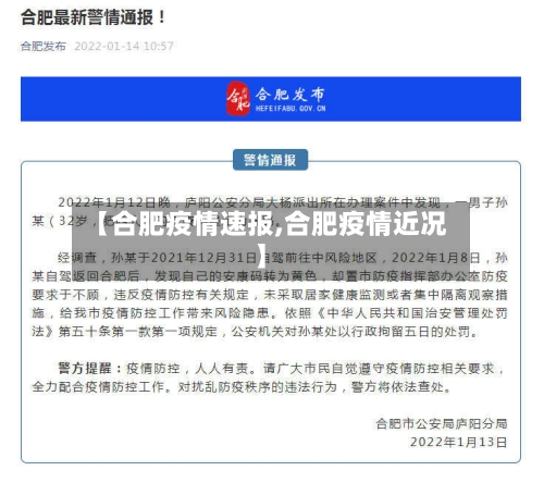 【合肥疫情速报,合肥疫情近况】-第3张图片