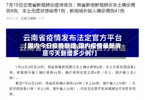 【国内今日疫情新增,国内疫情最新消息今天新增多少例?】-第2张图片