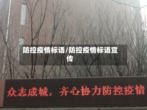 防控疫情标语/防控疫情标语宣传
