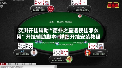 实测开挂辅助“德扑之星透视挂怎么用	”开挂辅助脚本+详细开挂安装教程-第2张图片