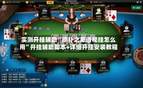 实测开挂辅助“德扑之星透视挂怎么用”开挂辅助脚本+详细开挂安装教程-第3张图片