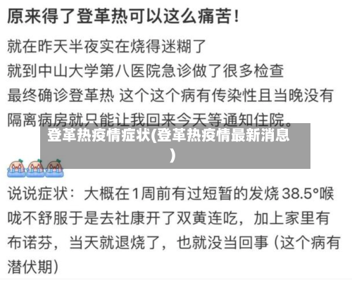 登革热疫情症状(登革热疫情最新消息)-第2张图片