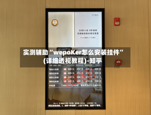 实测辅助“wepoKer怎么安装挂件	”(详细透视教程)-知乎-第3张图片