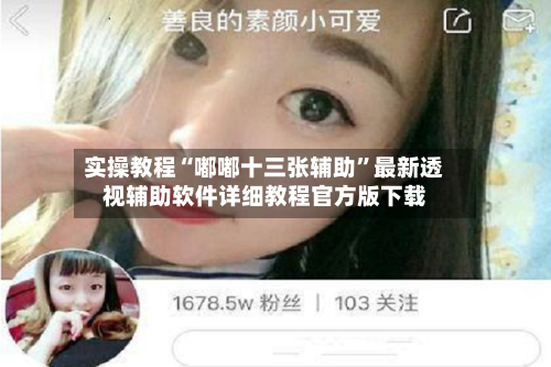 实操教程“嘟嘟十三张辅助	”最新透视辅助软件详细教程官方版下载-第2张图片