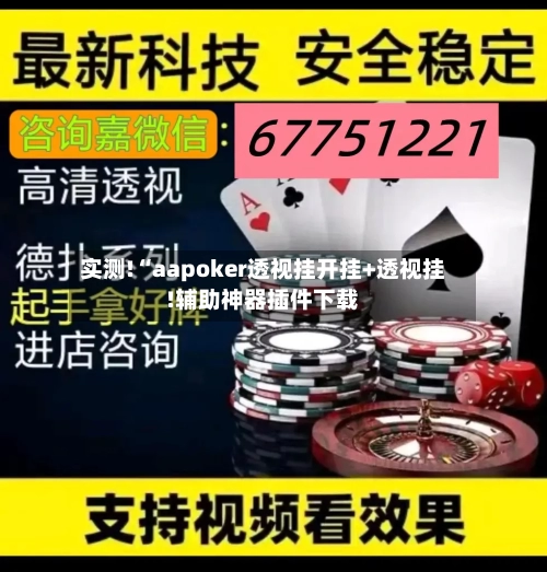 实测!“aapoker透视挂开挂+透视挂!辅助神器插件下载-第2张图片