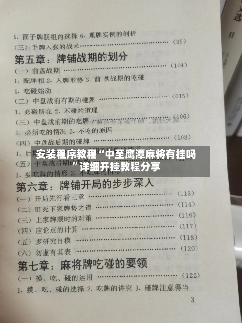 安装程序教程“中至鹰潭麻将有挂吗”详细开挂教程分享-第2张图片