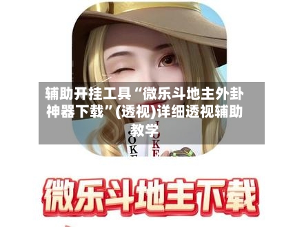 辅助开挂工具“微乐斗地主外卦神器下载”(透视)详细透视辅助教学-第2张图片