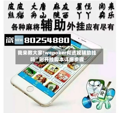 我来教大家!wepoker有透视辅助挂吗	”附开挂脚本详细步骤-第2张图片