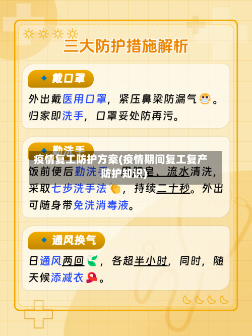 疫情复工防护方案(疫情期间复工复产防护知识)